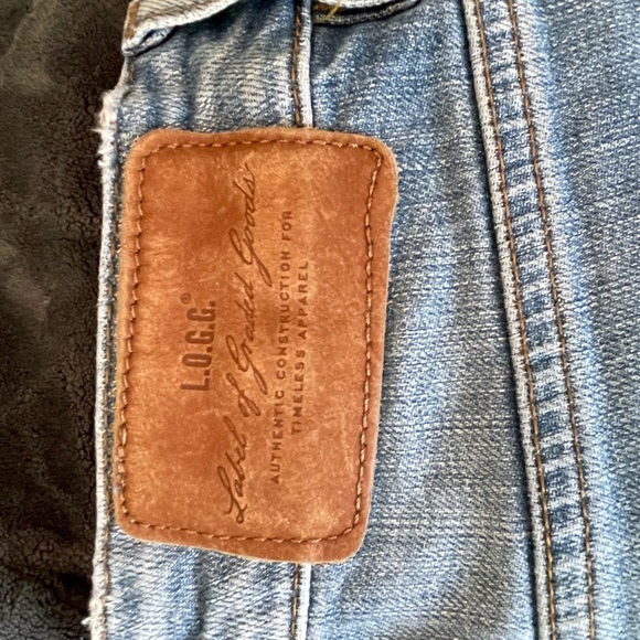 Label of graded goods denim jeans, light wash, size 27 - Picture 5 of 5